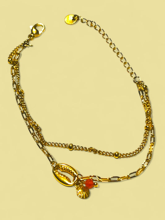 Pulsera Arena Dorada