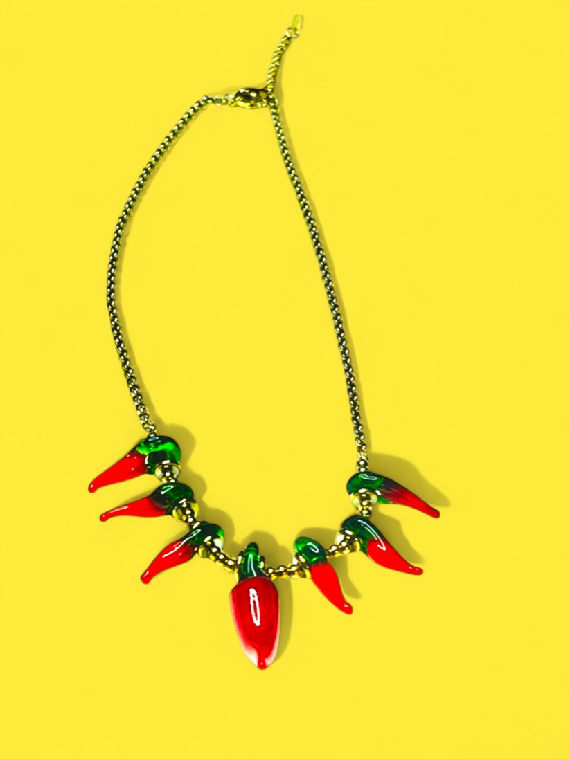 Collar Frida Roja
