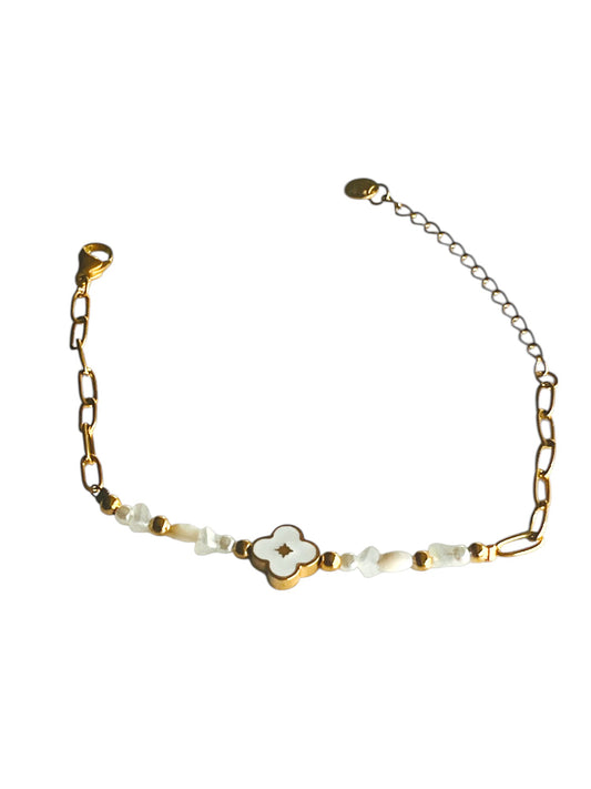 Pulsera Flor Dorada