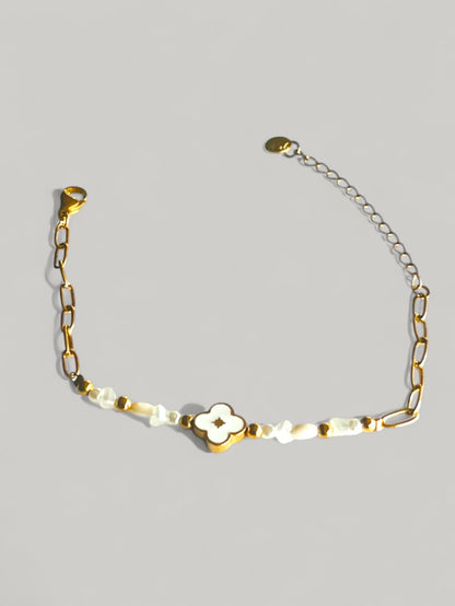 Pulsera Flor Dorada