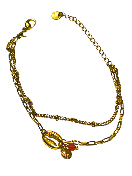 Pulsera Arena Dorada