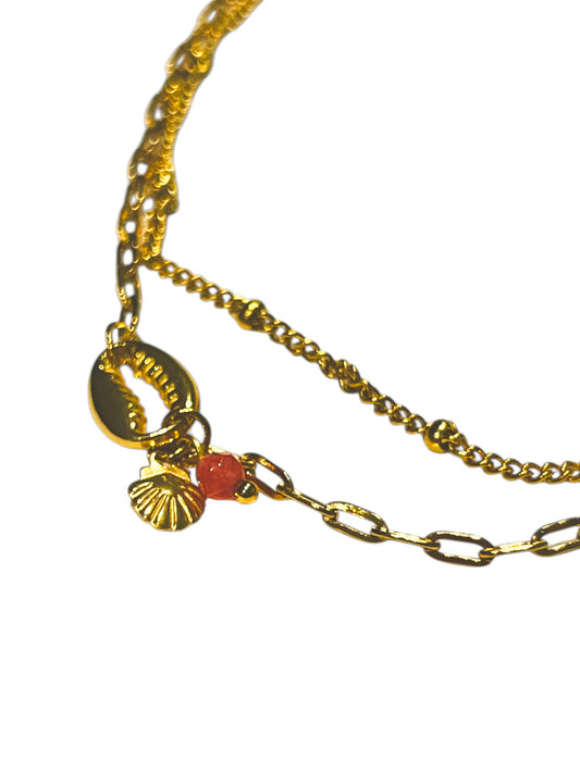Pulsera Arena Dorada
