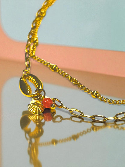 Pulsera Arena Dorada