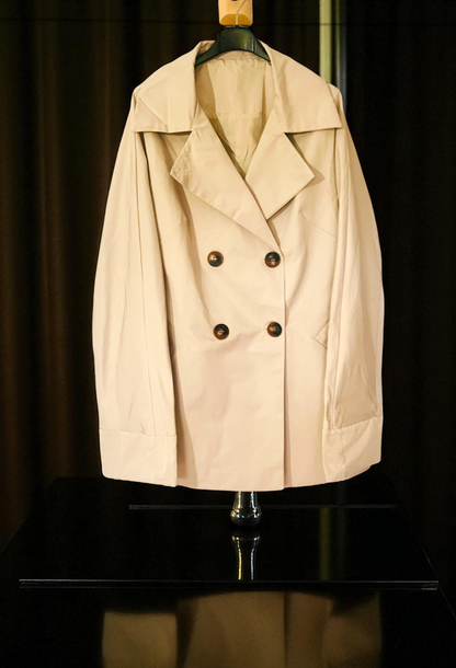 Gabardina Oversize Beige