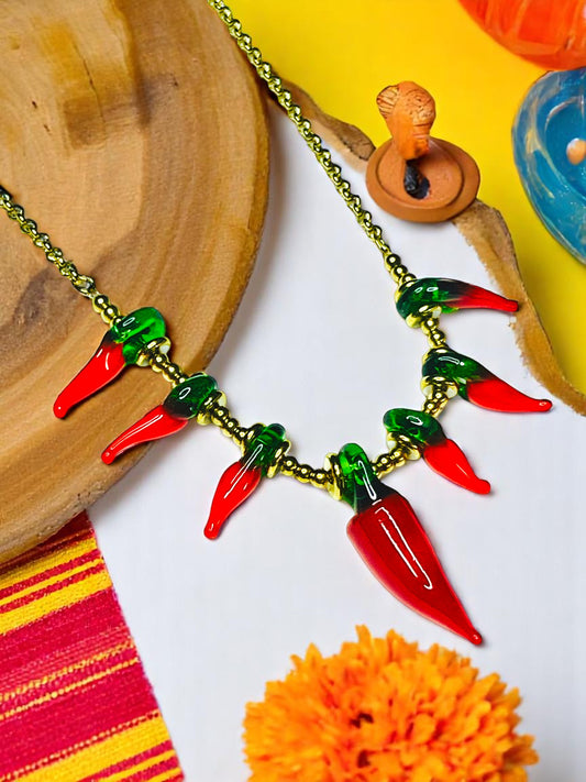 Collar Frida Roja