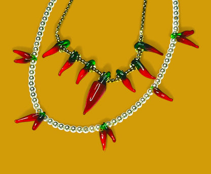 Collar Frida Roja